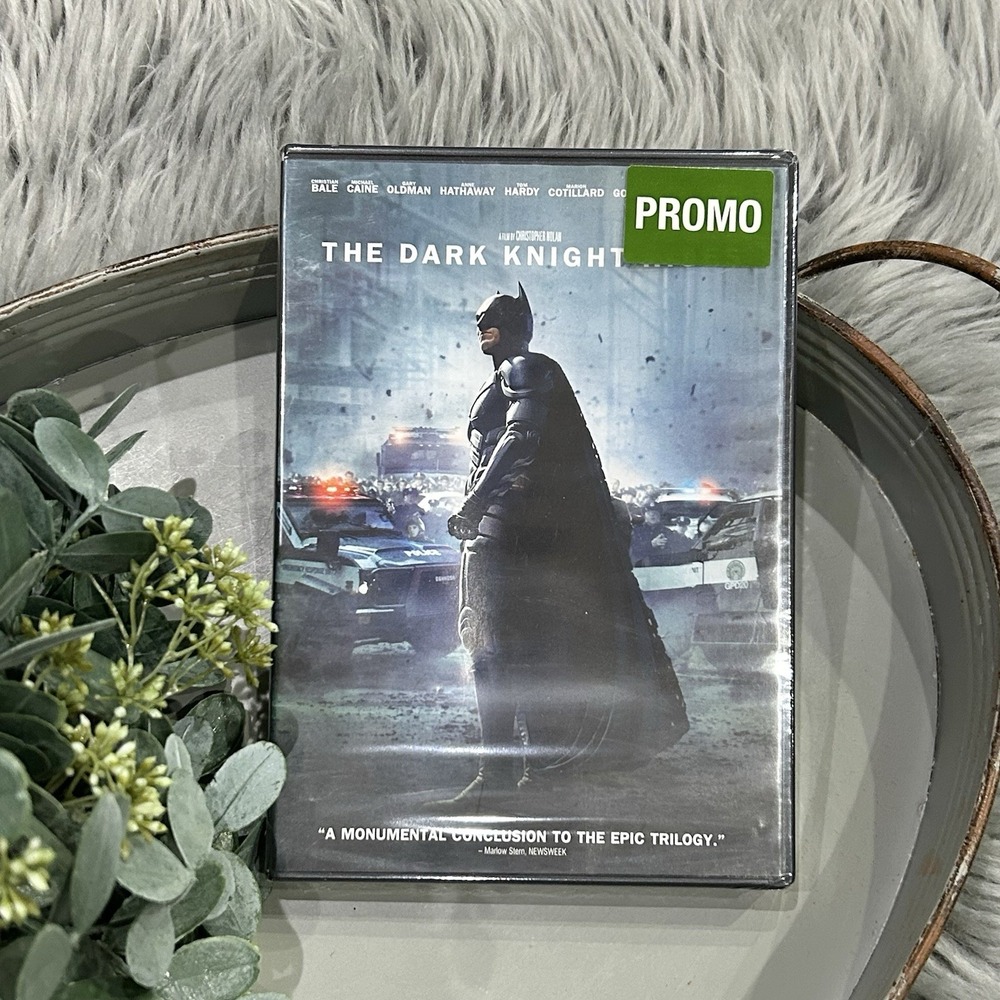 NEW RARE PROMO COPY Batman The Dark Knight Rises DVD 2012 Bale Hardy Hathaway